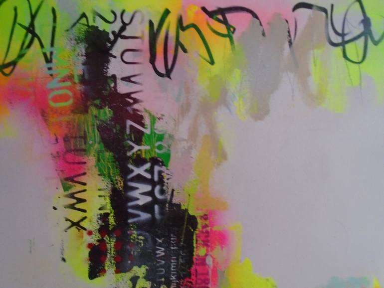 Original Abstract Pop Culture/Celebrity Painting by Lorette C Luzajic
