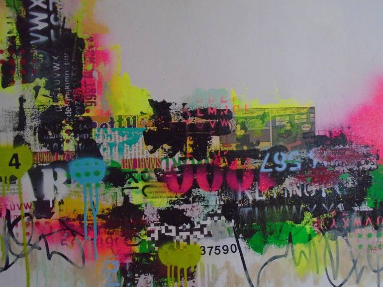 Original Abstract Pop Culture/Celebrity Painting by Lorette C Luzajic