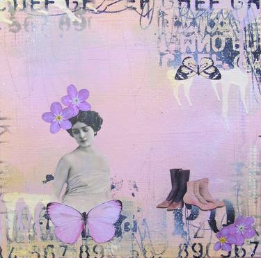 Original Women Collage by Lorette C Luzajic