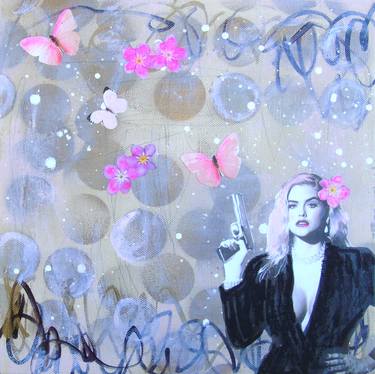 Original Celebrity Collage by Lorette C Luzajic