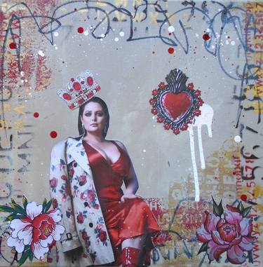 Original Celebrity Collage by Lorette C Luzajic