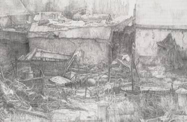 Original Expressionism Landscape Drawings by Esther Schnerr