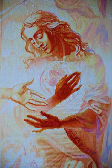 Print of Figurative Religion Paintings by Oleg Oksana Kondratyuk