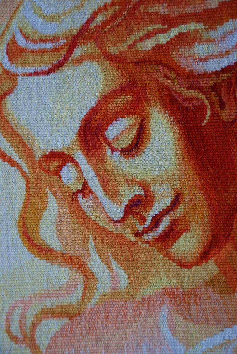 Original Figurative Religion Painting by Oleg Oksana Kondratyuk