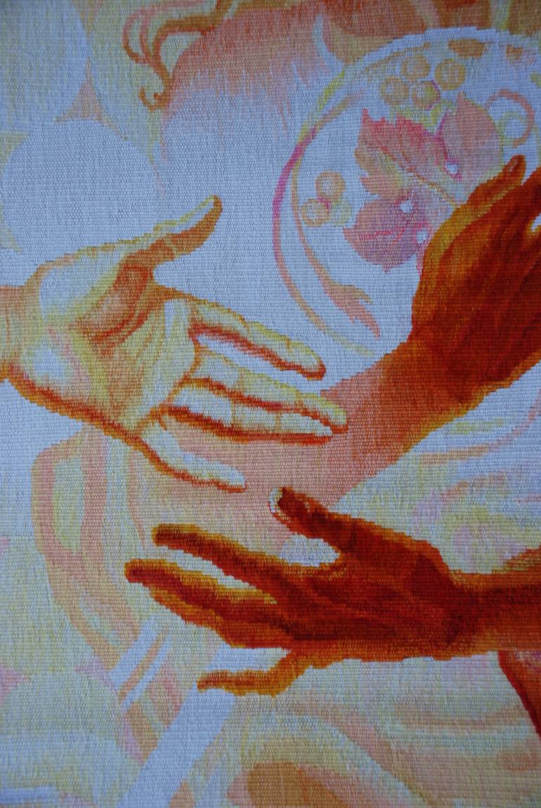Original Figurative Religion Painting by Oleg Oksana Kondratyuk