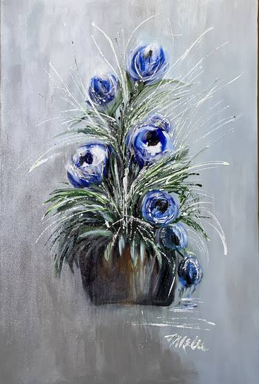 Original Floral Paintings by Mary Rogas