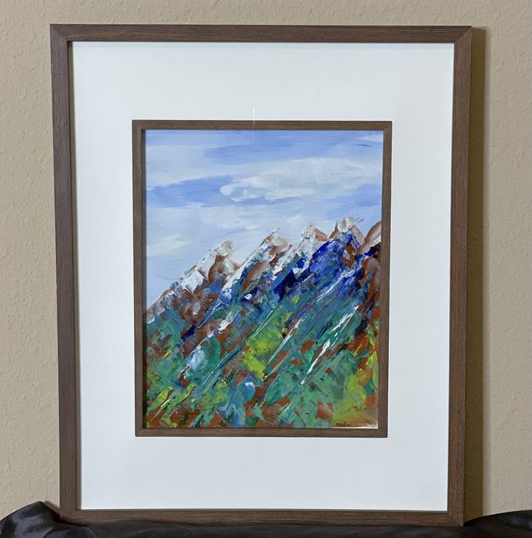 Original Impressionism Landscape Painting by Mary Rogas