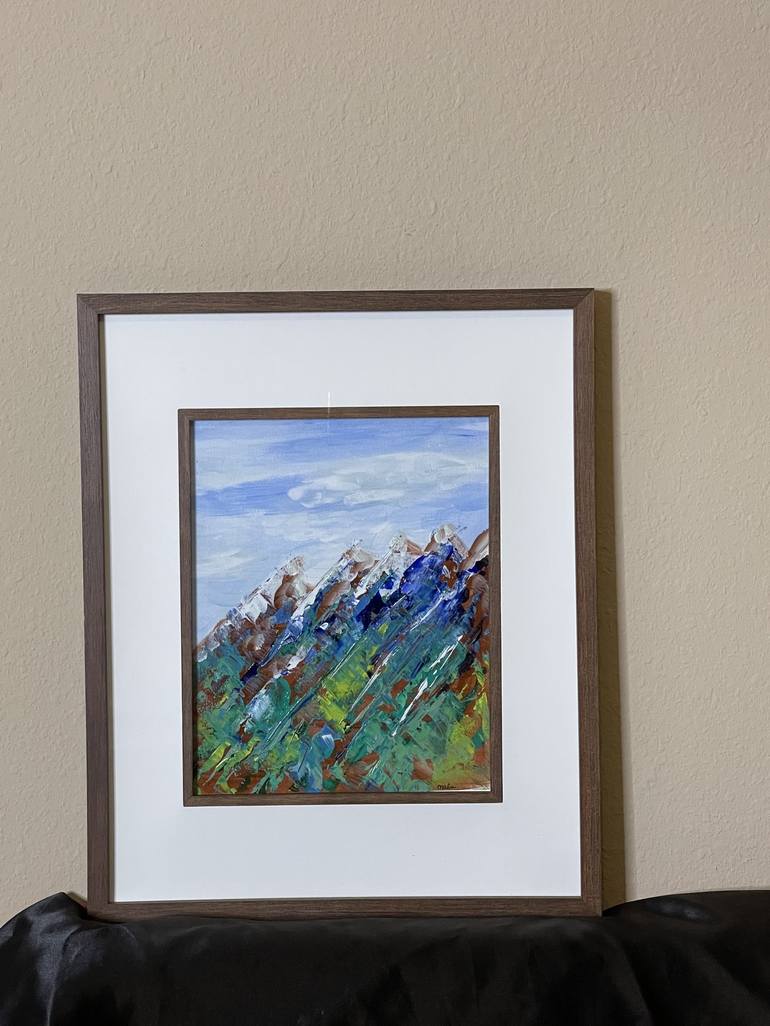Original Impressionism Landscape Painting by Mary Rogas