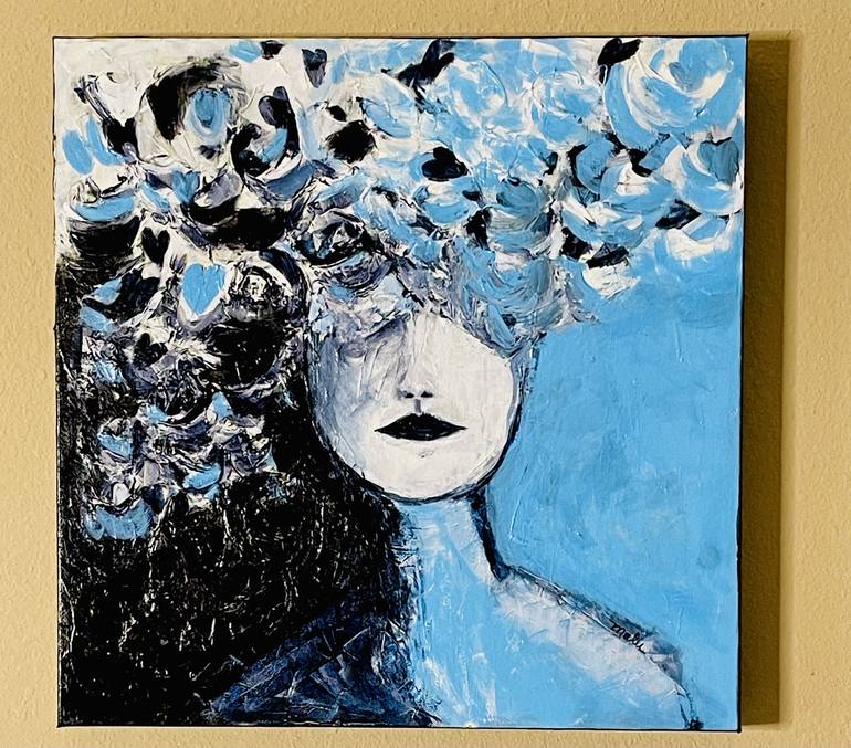 Original Women Painting by Mary Rogas