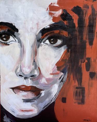 Original Figurative Women Paintings by Mary Rogas