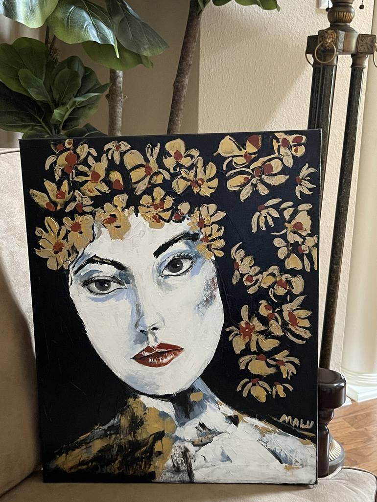 Original Women Painting by Mary Rogas