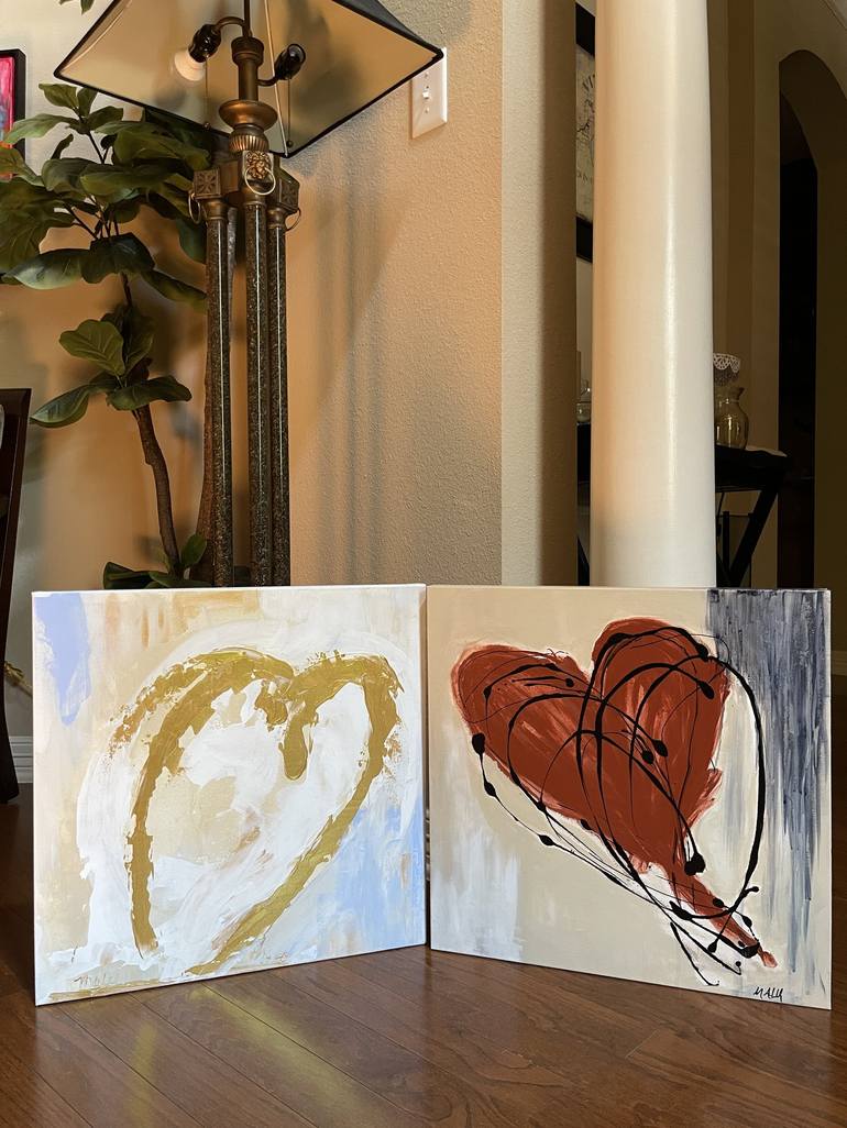 Original Love Painting by Mary Rogas