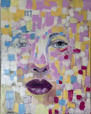 Original Impressionism People Paintings by Mary Rogas