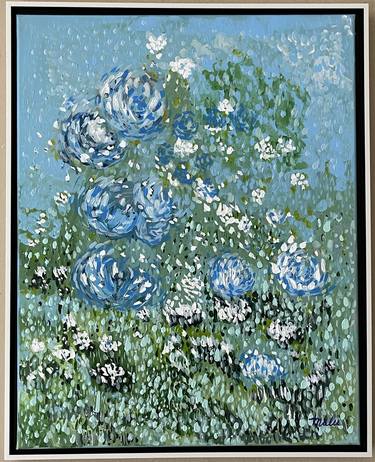 Print of Impressionism Floral Paintings by Mary Rogas