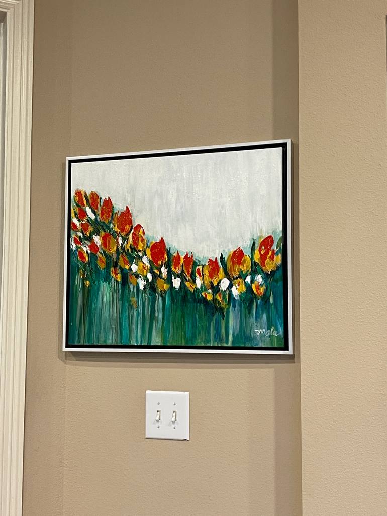 Original Impressionism Landscape Painting by Mary Rogas