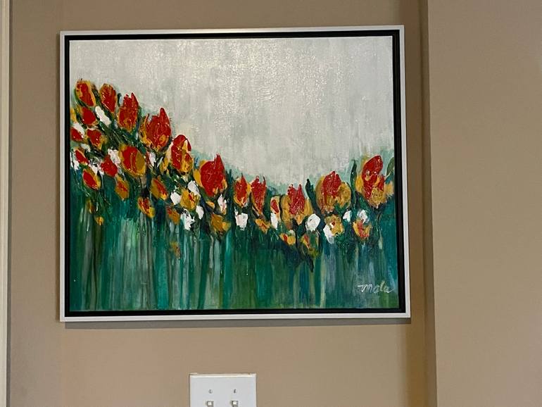 Original Impressionism Landscape Painting by Mary Rogas