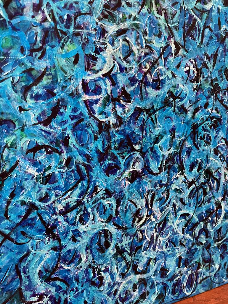 Original Abstract Expressionism Abstract Painting by Mary Rogas