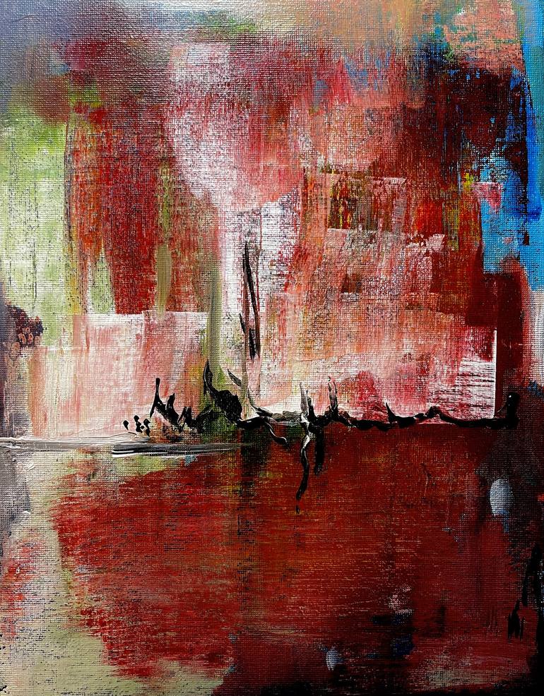 Original Conceptual Abstract Painting by Mary Rogas