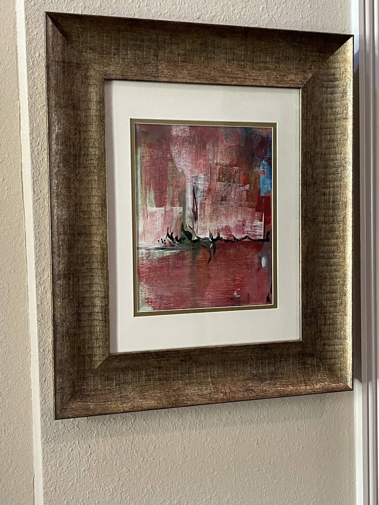 Original Conceptual Abstract Painting by Mary Rogas