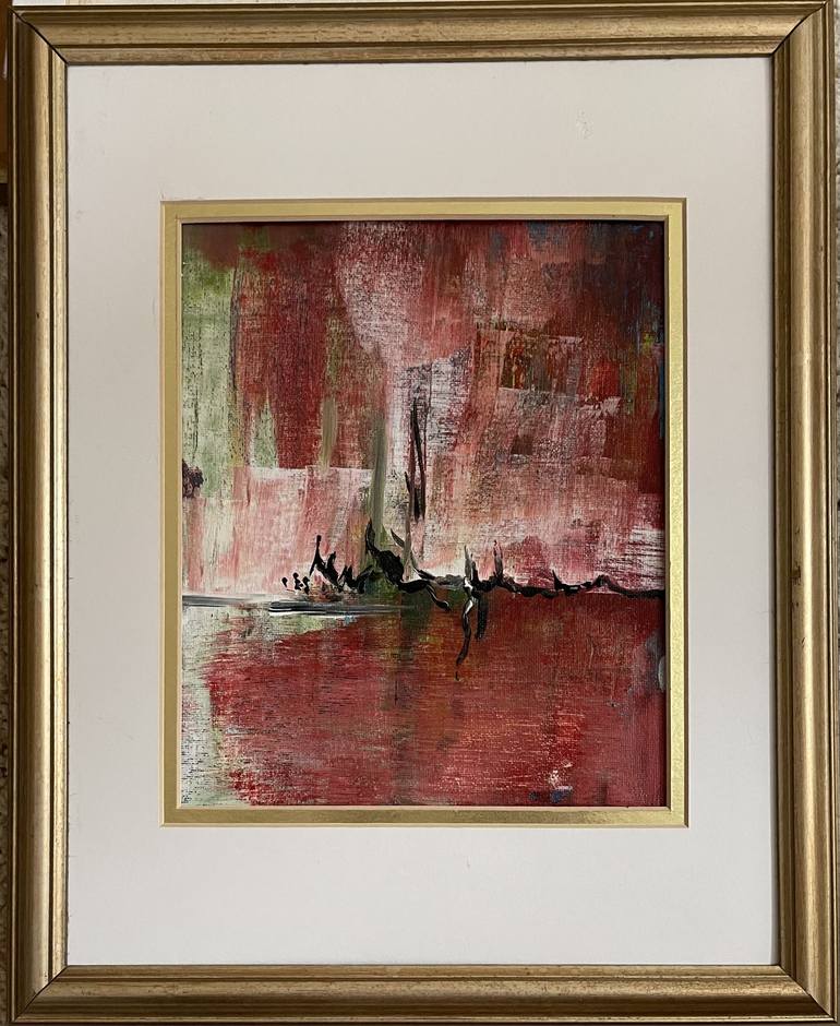 Original Conceptual Abstract Painting by Mary Rogas