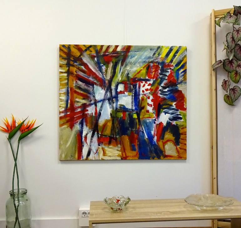 Original Abstract Painting by Engelina Zandstra