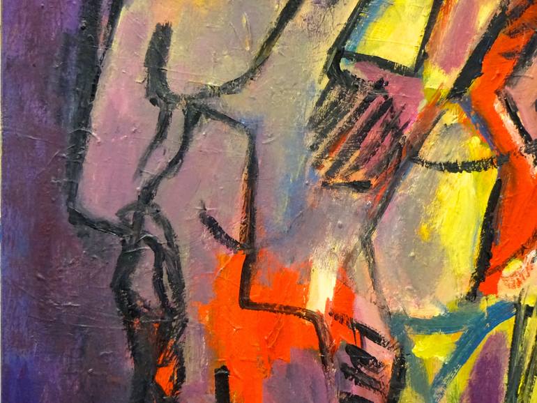 Original Expressionism Abstract Painting by Engelina Zandstra