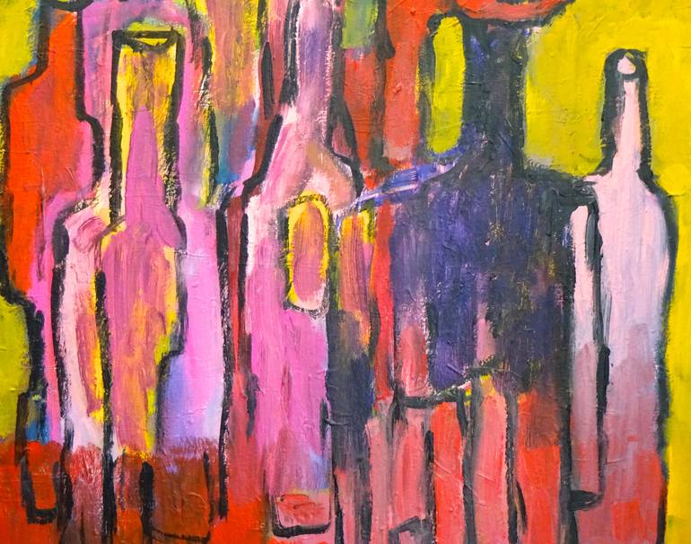 Original Expressionism Abstract Painting by Engelina Zandstra