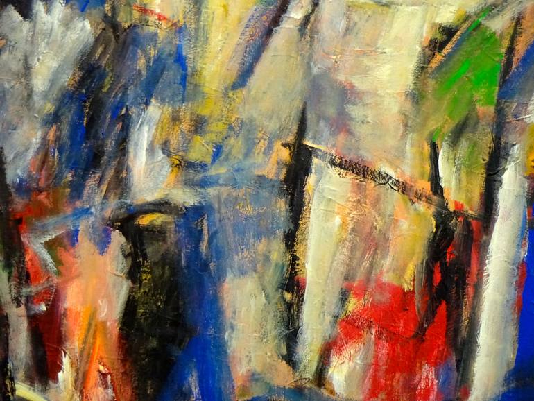 Original Abstract Expressionism Abstract Painting by Engelina Zandstra