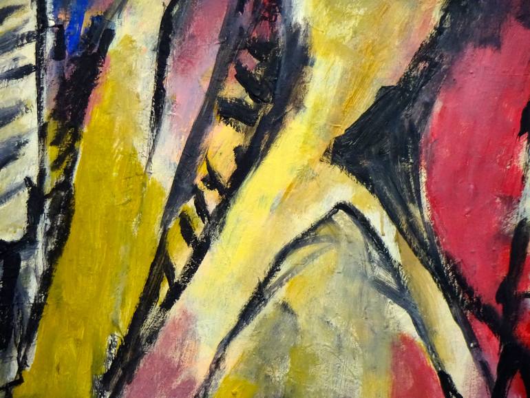 Original Abstract Expressionism Abstract Painting by Engelina Zandstra