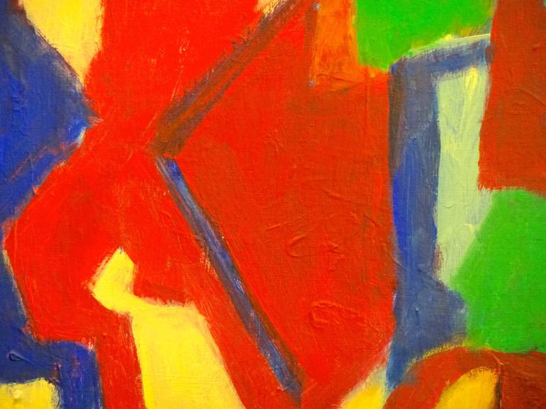 Original Abstract Expressionism Abstract Painting by Engelina Zandstra