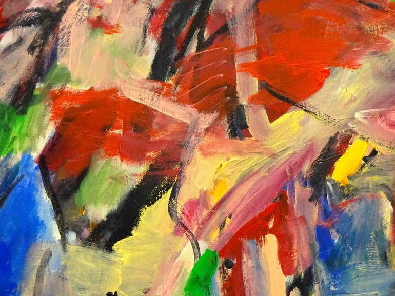 Original Expressionism Abstract Painting by Engelina Zandstra