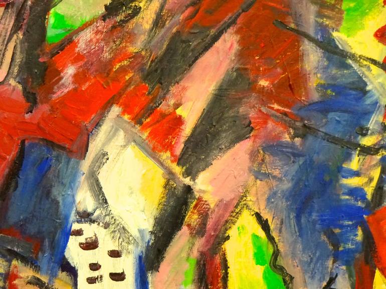 Original Expressionism Abstract Painting by Engelina Zandstra