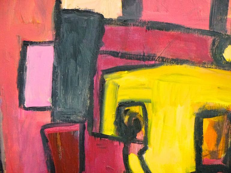 Original Expressionism Abstract Painting by Engelina Zandstra