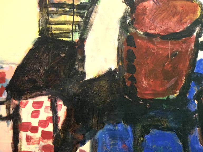 Original Expressionism Abstract Painting by Engelina Zandstra