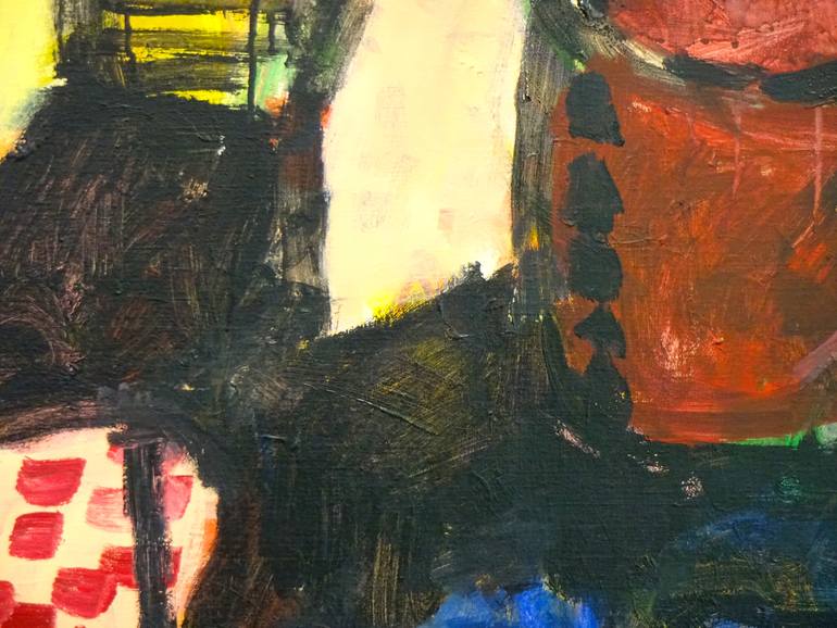 Original Expressionism Abstract Painting by Engelina Zandstra