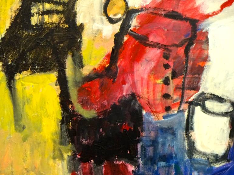 Original Expressionism Abstract Painting by Engelina Zandstra