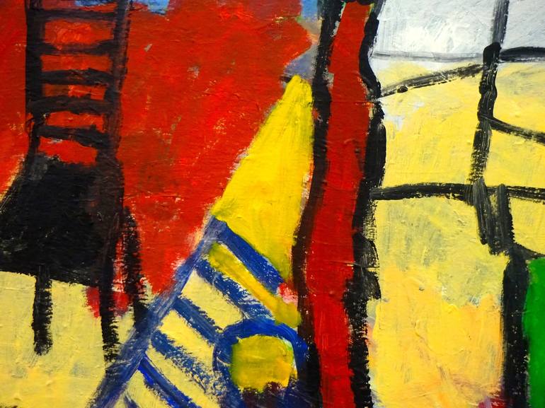 Original Expressionism Abstract Painting by Engelina Zandstra