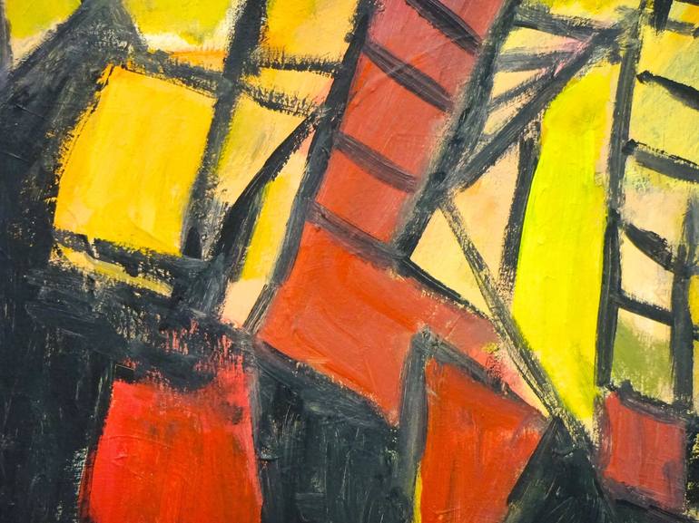 Original Expressionism Abstract Painting by Engelina Zandstra