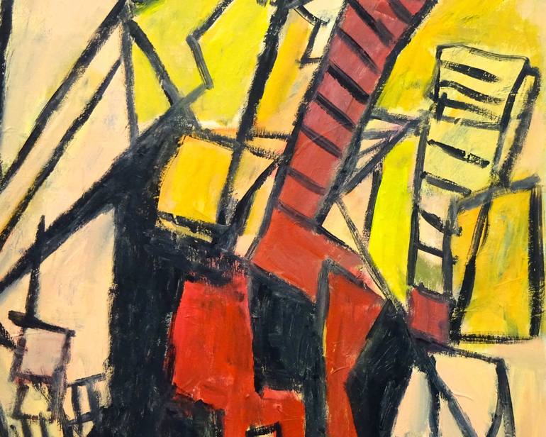 Original Expressionism Abstract Painting by Engelina Zandstra