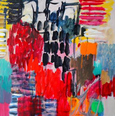 Print of Abstract Paintings by Engelina Zandstra