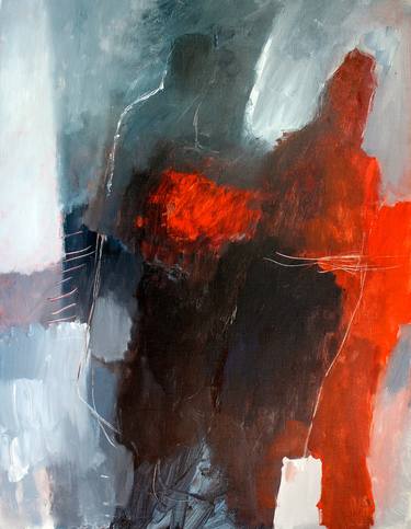 Original Abstract People Paintings by Engelina Zandstra