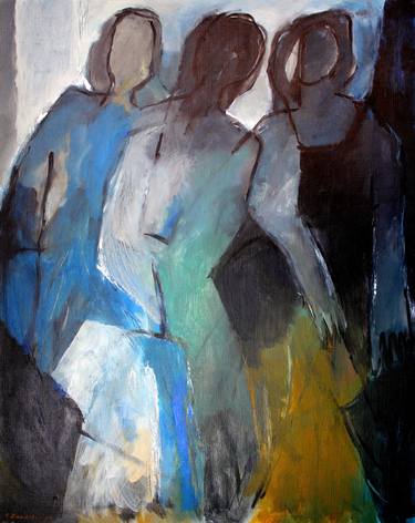 Print of Women Paintings by Engelina Zandstra