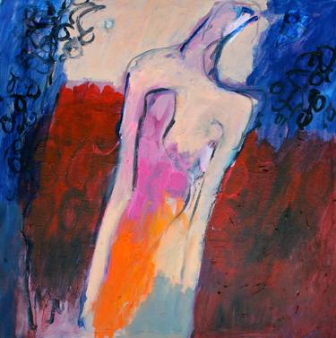 Original Abstract Expressionism People Paintings by Engelina Zandstra