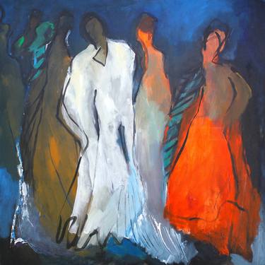 Print of People Paintings by Engelina Zandstra
