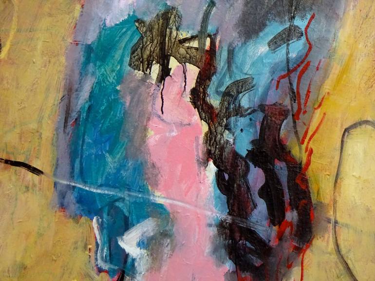 Original Abstract Expressionism Abstract Painting by Engelina Zandstra