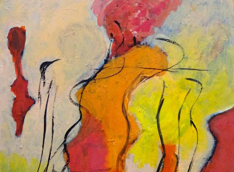 Original Women Painting by Engelina Zandstra