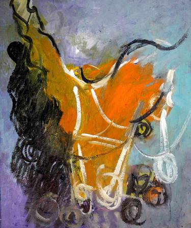 Print of Abstract Expressionism Horse Paintings by Engelina Zandstra