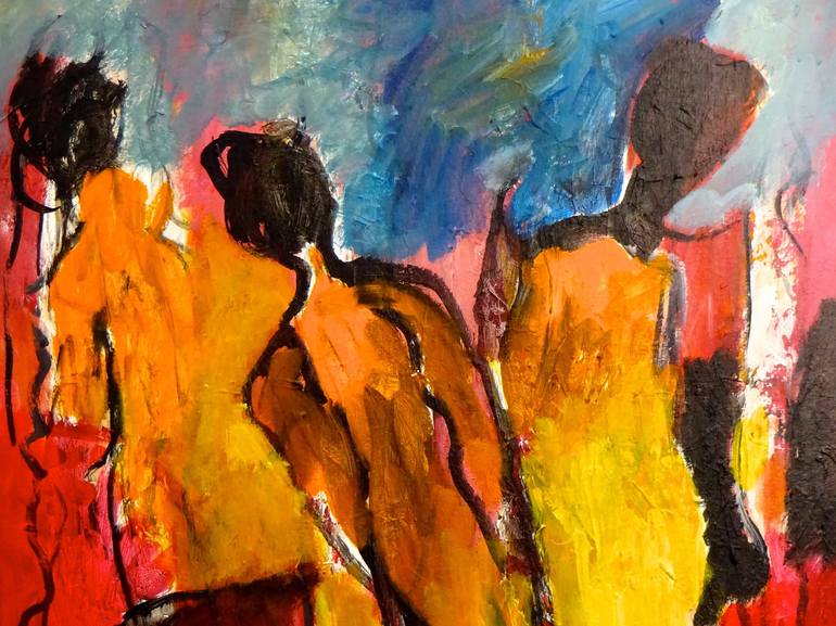 Original Women Painting by Engelina Zandstra