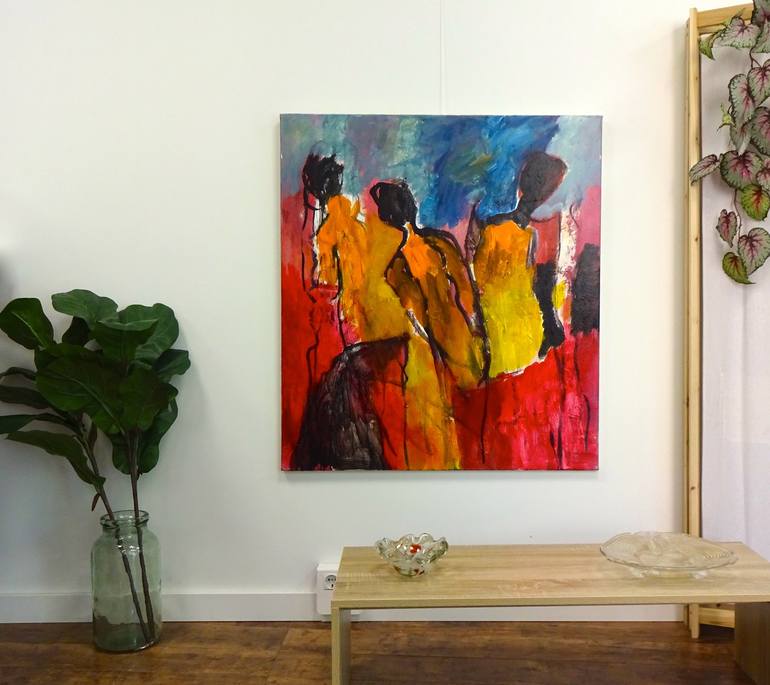 Original Women Painting by Engelina Zandstra