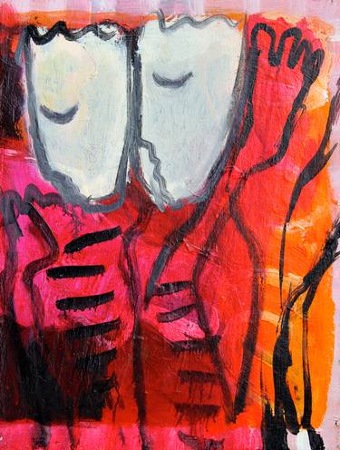 Print of Expressionism People Paintings by Engelina Zandstra